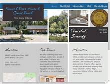 Tablet Screenshot of kaweahriverhorseandguestranch.com